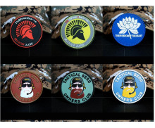 Magical badge outdoor bagpack national flag badge army fans strap PVC shoulder badge UD16602 